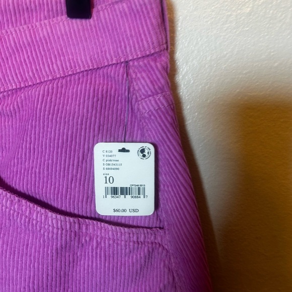 Free People Ray Cord Mini‎ Skirt in Pink Frosting - Picture 3 of 7